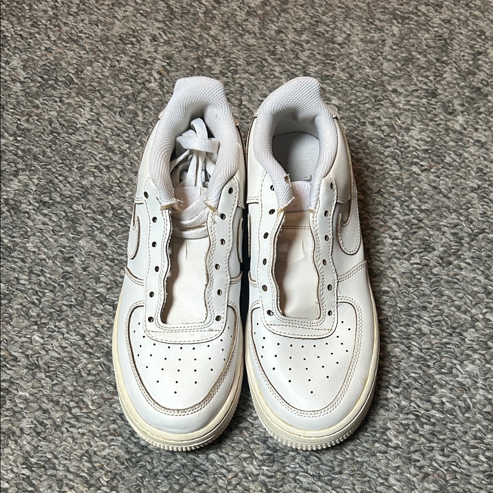 Nike Air Force 1 White Mesh Sneakers